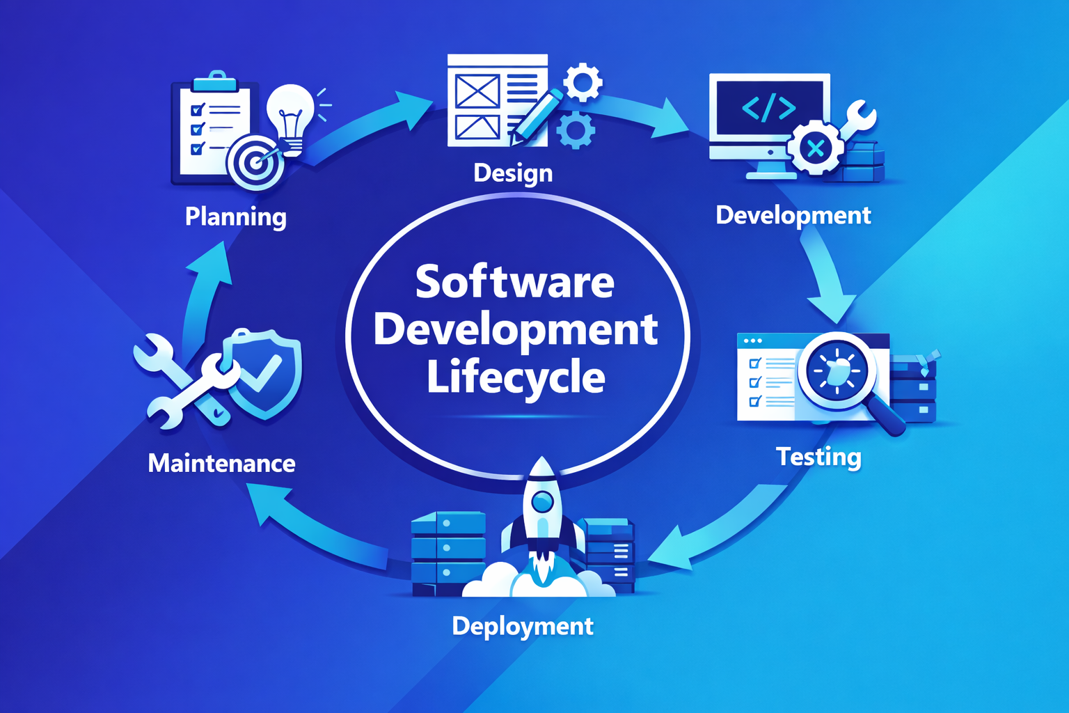 Development Process Illustration